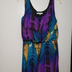 Cleo Dress, Size 12 petite, multi-colored.